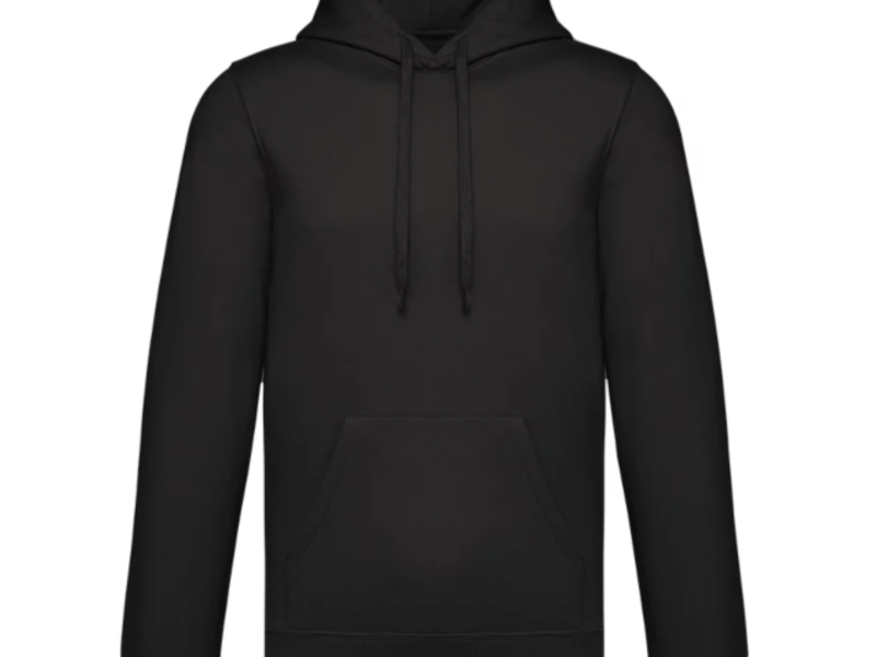 Heren hoodie, Zwart