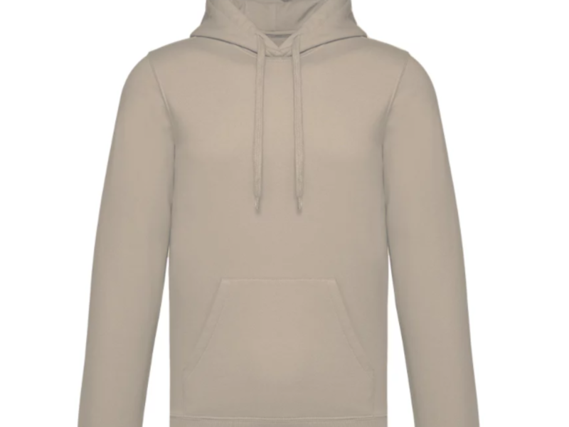 Heren hoodie, Beige