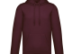 Heren hoodie, Wijnrood